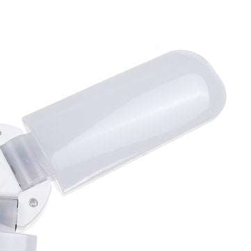 AC85-265V 45W 2835SMD Three Leaves LED Ceiling Light Bulb Foldable Garage Lamp for Home Basement Dec