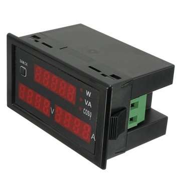 AC 110-220V 100A Digital Backlight Watt Power Meter 80-300V