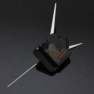 5Pcs DIY White Triangle Hands Quartz Black Wall Clock Movement Mechanism