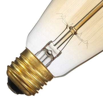 4PCS Kingso AC110V E27 60W ST64 A19 Edison Vintage Incandescent Light Bulb for Indoor Home