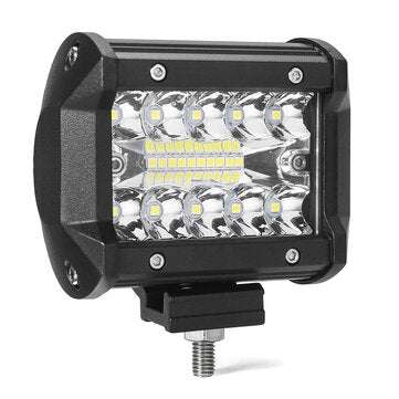 AMBOTHER 2PCS 4 Inch 20 LED Bar Flood Spot Beam Offroad SUV Driving Fog Light