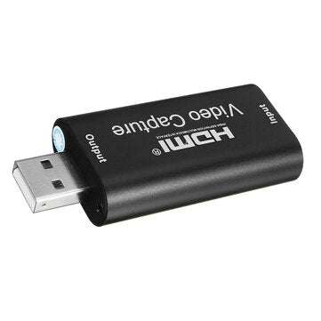 4K 1080P HD Video Capture Card USB2.0 to HDMI Video Capture Box Recorder for Gaming Live for Youtube