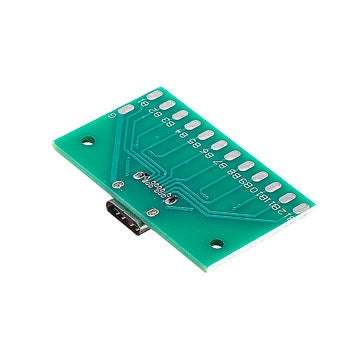 5pcs TYPE-C Female Test Board USB 3.1 with PCB 24P Female Connector Adapter For Measuring Current Co