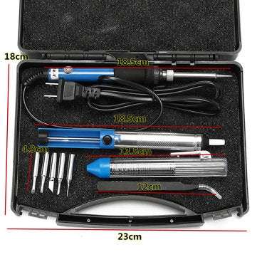 60W 110V Electric Soldering Iron Kit Adjustable Temperature Welding Starter Tool