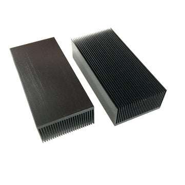 Black Aluminum Profile Close-tooth Heat Sink  69x37x100mm 69x37x150mm 69x37x200mm (LENGTH: 100MM)