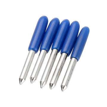 5Pcs 60 Degree Blade Cutting Plotter Blades Offset Cricut Machine Milling Cutter Router Bit + Cutter