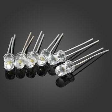 500Pcs 5 Colors 5mm F5 Ultra Bright Round LED Diode Kit