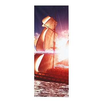 5PCS Uframed Sunset Modern Art Canvas Oil Paintings Pictures Print Home Wall Decor