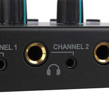 AMP-i4 4-Channel Stereo Headphone Amplifier and DC 12V Power Adapter