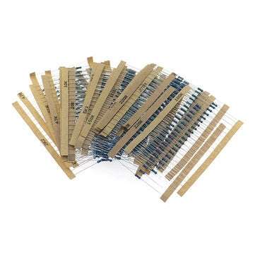 600pcs/30Values* 20pcs 1/4 W Resistor Pack Set DIY Metal Film Resistor Kit Use Colored Ring Resistan