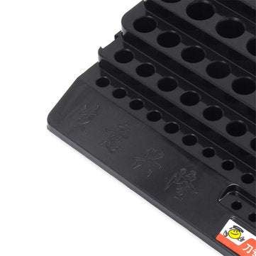 85 Holes Drill Bit Storage Box Without Drill Milling Cutter Saving Space Holder