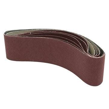 6Pcs 4x36 Inch Sanding Belts Aluminium Oxide 80/120/180/220/320/400 Grits Abrasive Sanding Belts