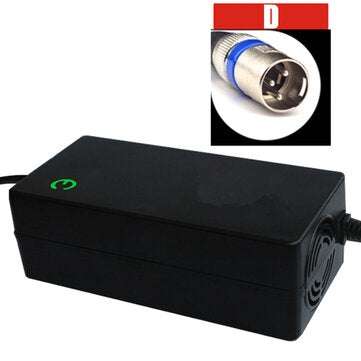48V Lithium Battery Charger 2A Electric Bike Scooter Charger Battery Charging Equipment (TYPE: D)