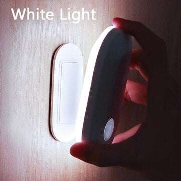 Baseus PIR Motion Sensor Night Light Human Induction Backlight Magnet... (LIGHT COLOR: WHITELIGHT)