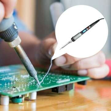 60W Electric Soldering Iron Pen Temperature Adjustable Welding Sold... (PLUG: USPLUG | COLOR: BLACK)