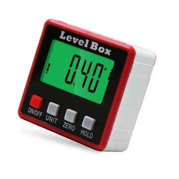 57x57x30mm Backlight 0.1 4x90 Degree Large LCD Digital Protractor Inclinometer Magnetic Electron