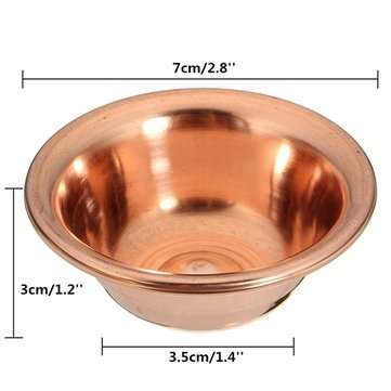 7Pcs Tibetan Buddhist Copper Water Offering Bowl for Divine Focus Ritual Vessel