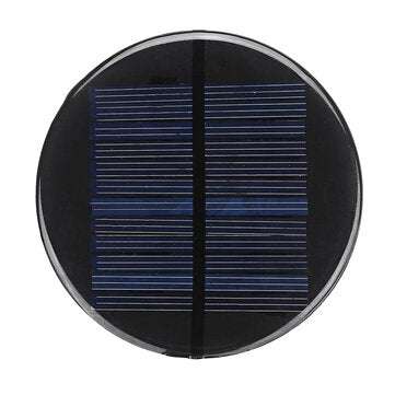 80MM 6V 1W Round Style Polycrystalline Solar Panel Epoxy Board