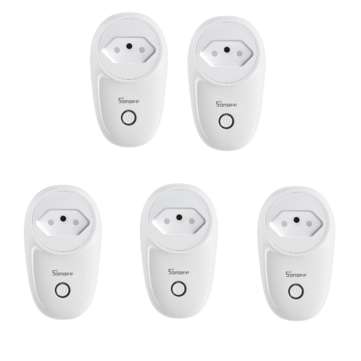 5Pcs SONOFF S26 10A AC90V-250V Smart WIFI Socket BR Wireless Plug Power Sockets Smart Home Switch Wo