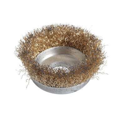 5pcs Flange Nuts Angle Grinder Grinding Accessories with Stainless Steel Wire Brush Wheel