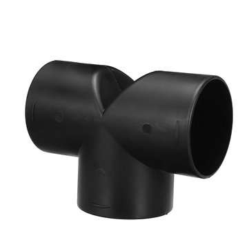 75mm Car Heater Air Vent Ducting T Piece Elbow Pipe Outlet Exhaust Connector