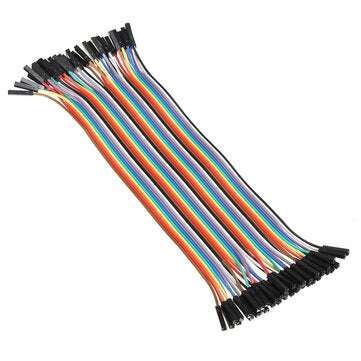 40pcs 20cm Female to Female Jumper Cable Dupont Wire