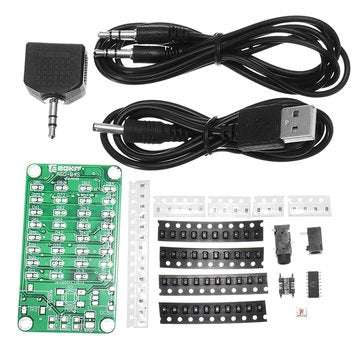 5Pcs 8*4 Level Indicator Kit SMD Soldering Practice Board Audio Spectrum Indicator Electronic Produc