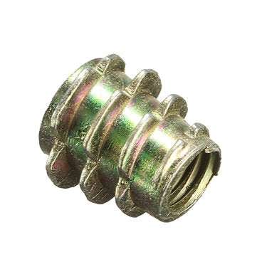 5Pcs M5x10mm Hex Drive Screw In Threaded Insert For Wood Type E