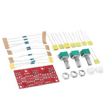 5Pcs HIFI Amplifier Passive Tone Board Bass Treble Volume Control Preamp Board DIY Kit