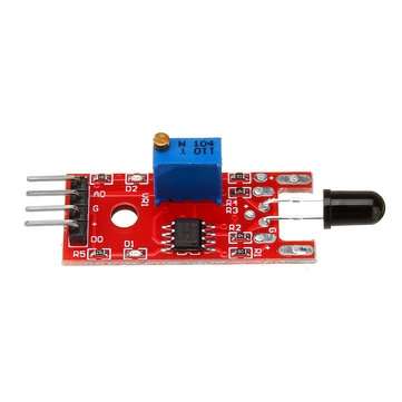 5pcs KY-026 Flame Sensor Module IR Sensor Detector For Temperature Detecting Geekcreit for Arduino -