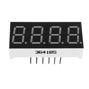 5Pcs 3461BS 0.36 inch LED Digital Tube Four-digit Common Anode Bright Red Light