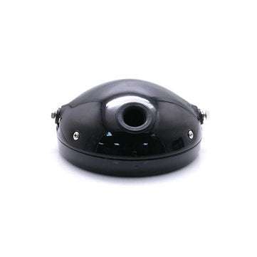 7 inch Motorcycle Headlight Housing Black Aluminum Headlamp Cover Shell Bowl Mounting