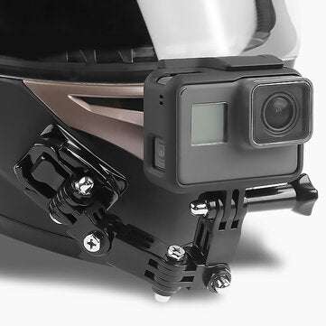 Adjustable Accessory Sport Camera Bracket Cycling Bike Motorcycle Helmet Head Chin Mount J-Hook Brac