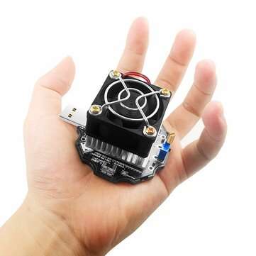 65W USB DC Electronic Load Resistor Discharge Battery Tester Discharge Capacity Meter Adjustable 5V