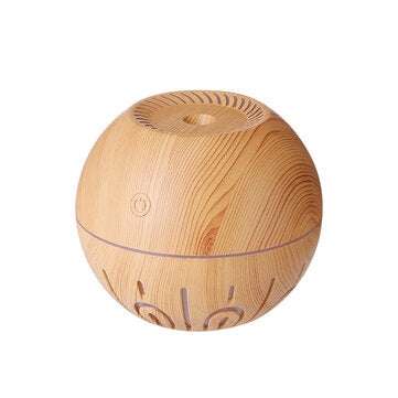 Bakeey 330ml Air Humidifier Umidificador Aroma Essential Oil Diffuser Air Fr... (COLOR.: LIGHTBROWN)