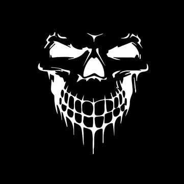40x36cm Car Stickers Hood Tailgate Window Decal Vinyl Large Graphic Decor (COLOR: WHITE)