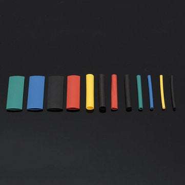530 PCS Halogen-Free 2:1 Heat Shrink Tubing Wire Cable Sleeving Wrap Wire Kit 8Size 5Color