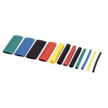 530 PCS Halogen-Free 2:1 Heat Shrink Tubing Wire Cable Sleeving Wrap Wire Kit 8Size 5Color
