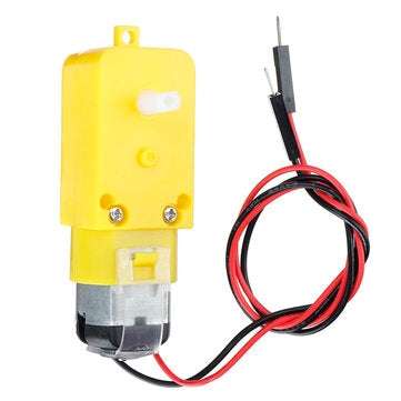 4 Pairs Smart Car Robot Plastic Tire Wheel with DC 3-6V Gear Motor for Arduino TT Motor + Tires for