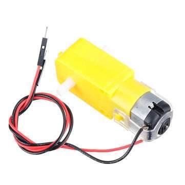 4 Pairs Smart Car Robot Plastic Tire Wheel with DC 3-6V Gear Motor for Arduino TT Motor + Tires for