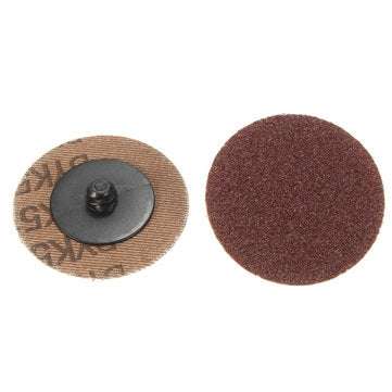 50pcs 2 Inch 80 Grit Roll Lock Sanding Disc Abrasive Pads