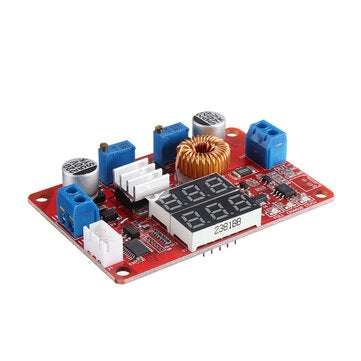 5Pcs 5A 75W Constant Current Voltage CC CV Buck Module StepDown Module DC 5V-35V Voltage and Ampere
