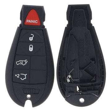 5 Button Car Remote Key Fob Case + Insert Blade For Jeep Grand Cherokee/ Commander 08-12