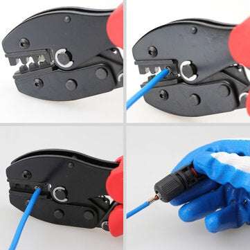 6 in 1 Compatible Wire Crimper Plier Tool Kit 0.5-6mm Crimping Terminal Tool