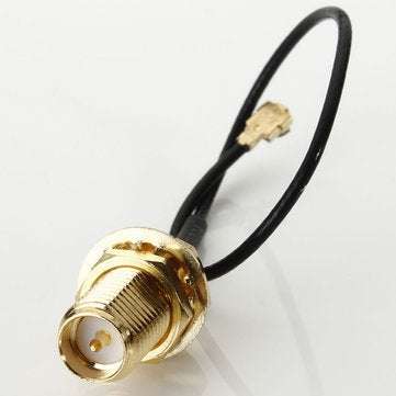 3x DANIU 10cm PCI U.FL / IPX to RP-SMA Female Jack Pigtail Cable