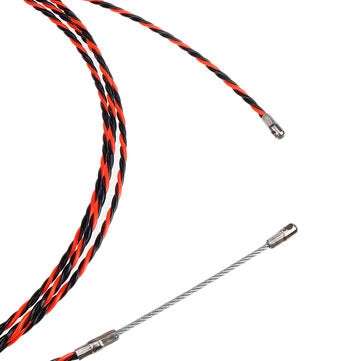 5m Electric Spiral Cable Push Puller Conduit Snake Cable Rodder Fish Tape Wire Guide with Cable Tens