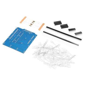 4X4X4 Blue LED Light Cube Kit 3D LED DIY Kit For Arduino Smart Electronics Led Cube Kit