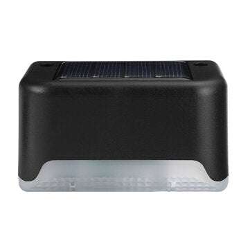 4Pcs LED Solar Garden Stair Light Outdoor Garden Wall Landscape Decoration Solar Step Light