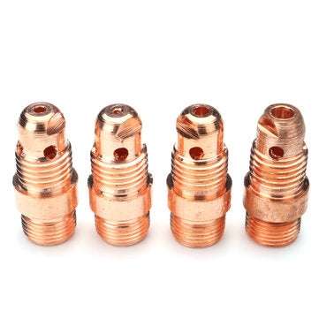 49Pcs TIG Welding Stubby Gas Lens #10 Pyrex Cup Kit for Tig WP-17/18/26 Torch