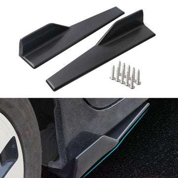 45cm Car Black Side Skirts Rocker Spiltters Winglet Wings Decorations for BMW E90 E91 E92 E93 E46 F8